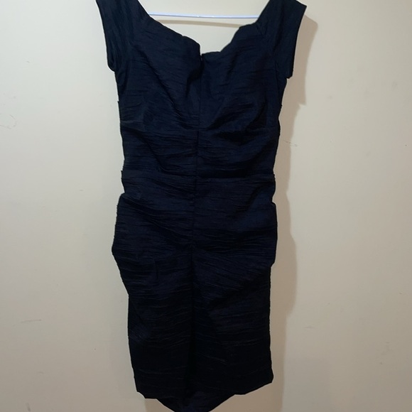 Womens Alex Evenings Taffeta Crinkled Dress - Picture 6 of 8